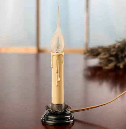 Primitive Flicker Bulb Electric Candle Lamp