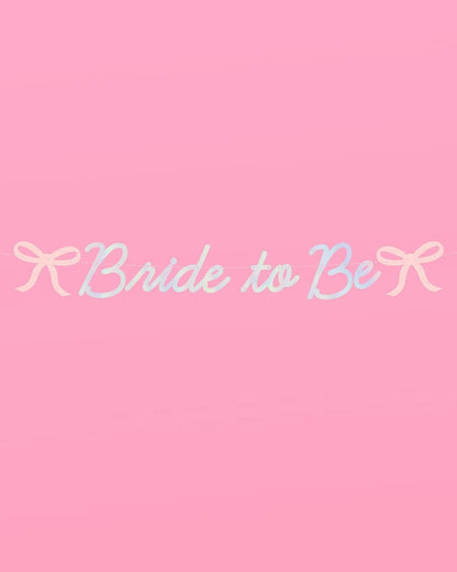 Tying The Knot Banner "Bride to Be"