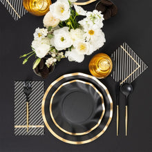 Black and Gold Guest Towels 20ct