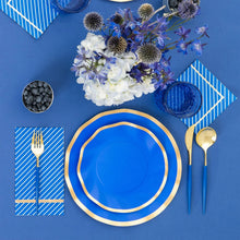 Blue and Gold Guest Towels 20ct