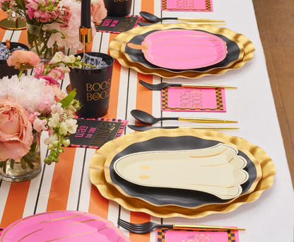 Boo Bold Die Cut Salad Plates/8pk