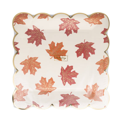 Falling Leaves 9in Paper Plates 8ct