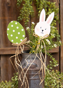Easter Egg Or Bunny Plant Poke, 2 Assorted