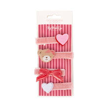 Occasions Beary Loved Hair Clips 4ct