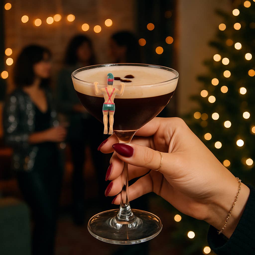 Elf Buddies Holiday Drink Markers - 6 Pack