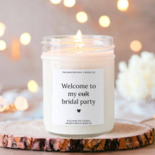 Funny Bridal Party Gift Candle / Wedding Cake Scent