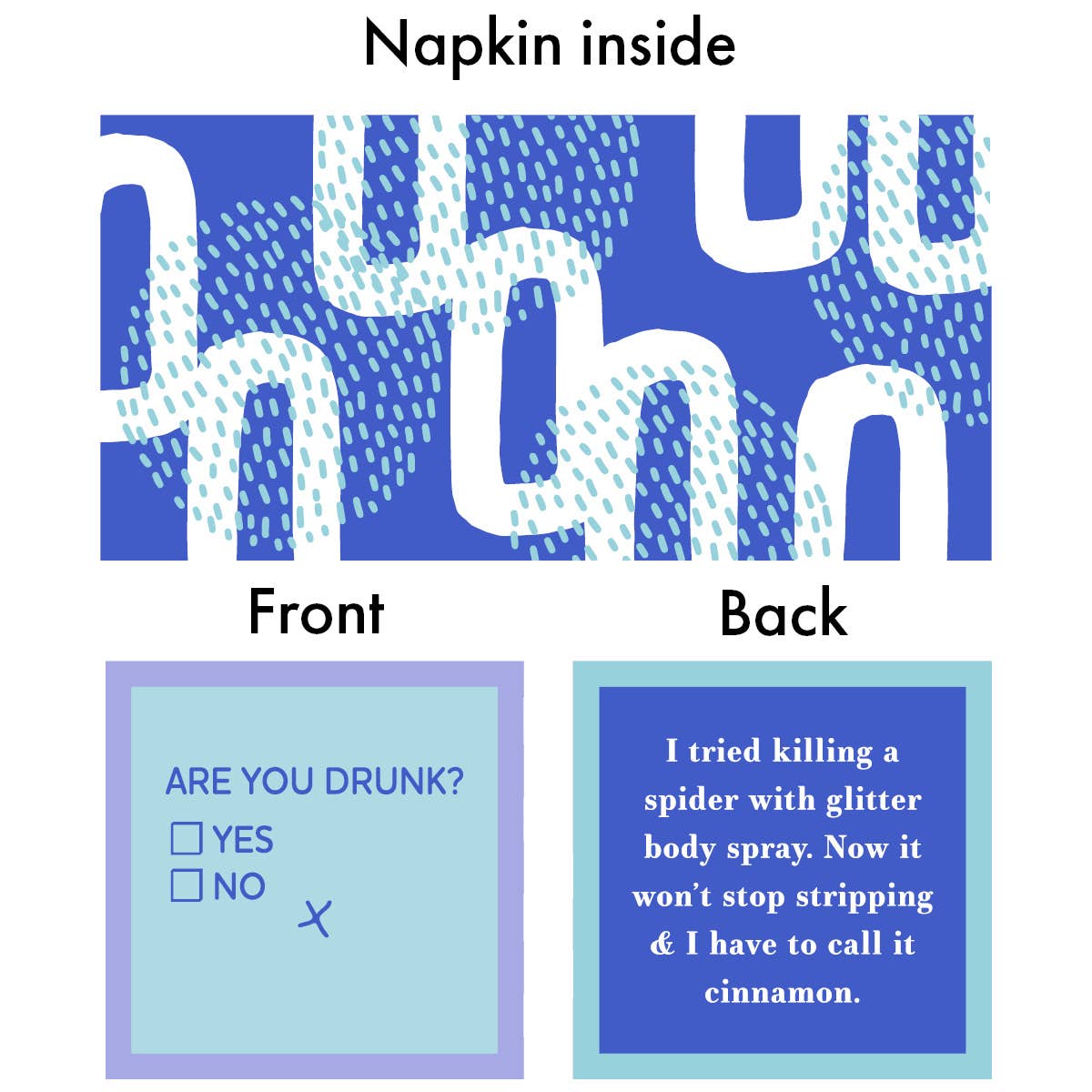 NAPKIN Are You Drunk | Funny Party Gift | Cocktail Napkin