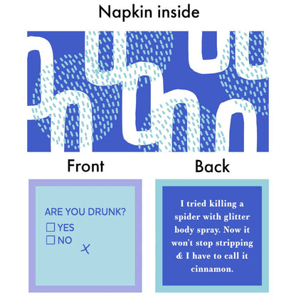 NAPKIN Beach  Beach Body | Funny Gift | Cocktail Napkin