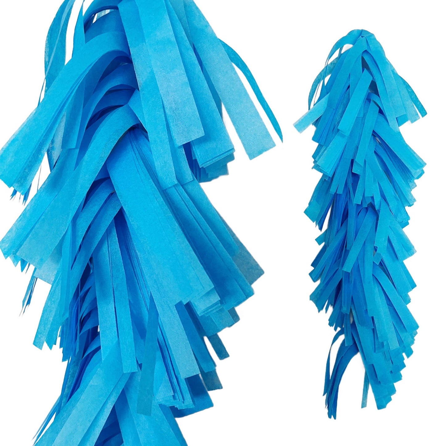 Fringed Tissue Balloon Tassel ( Solid Colors)
