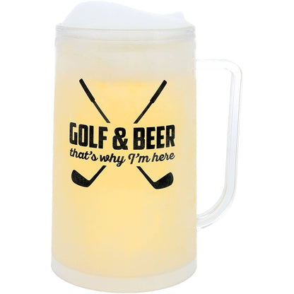 Golf & Beer - 12 oz Freezer Stein