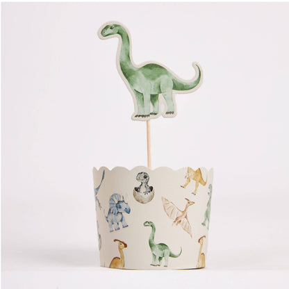 Dinosaur Cupcake Kit – Baking Cups & Toppers