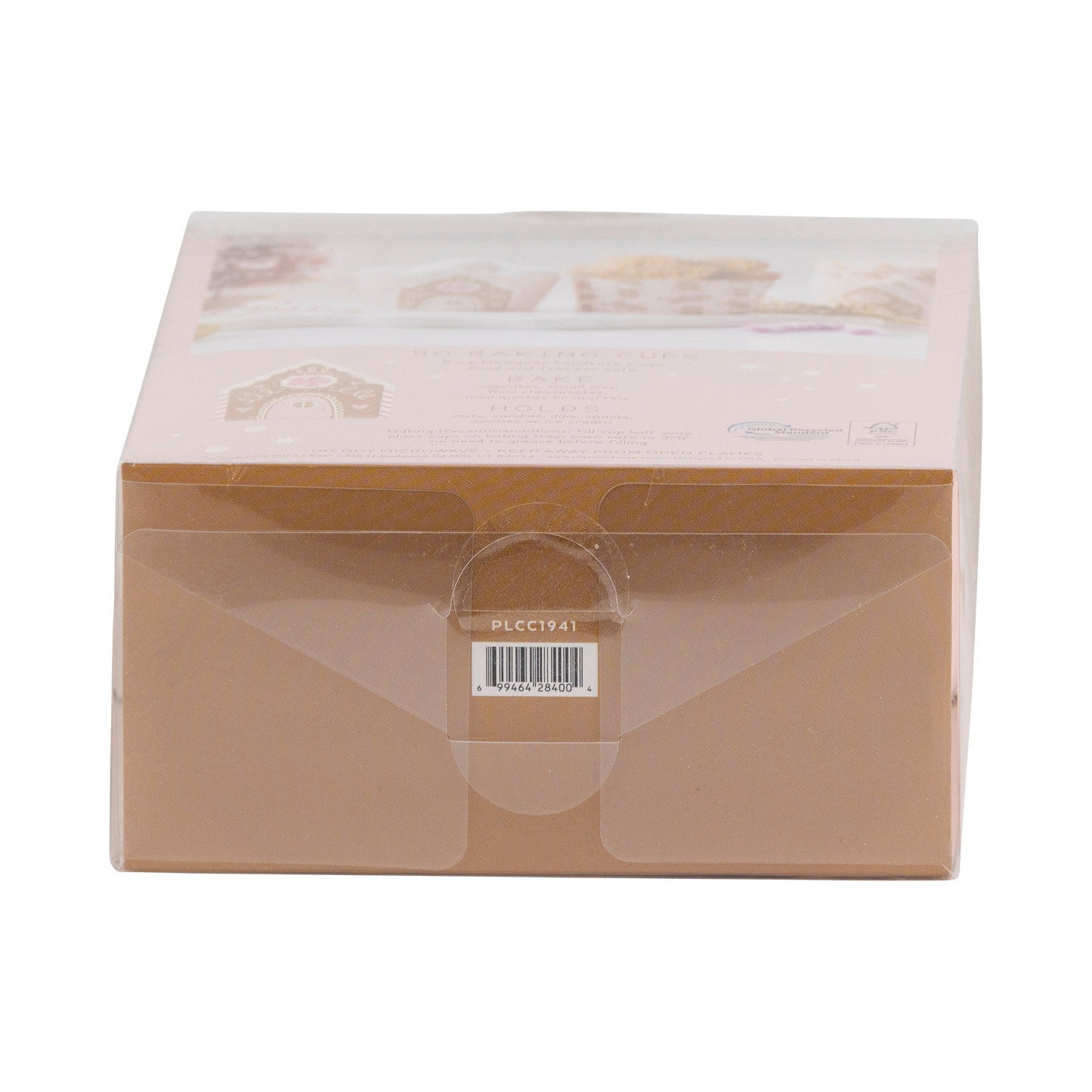 Pink Gingerbread House 5 oz Baking Cups 50ct