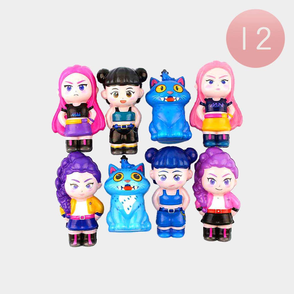 Kpop Demon Hunters Character Squeeze Stress Relief Toy