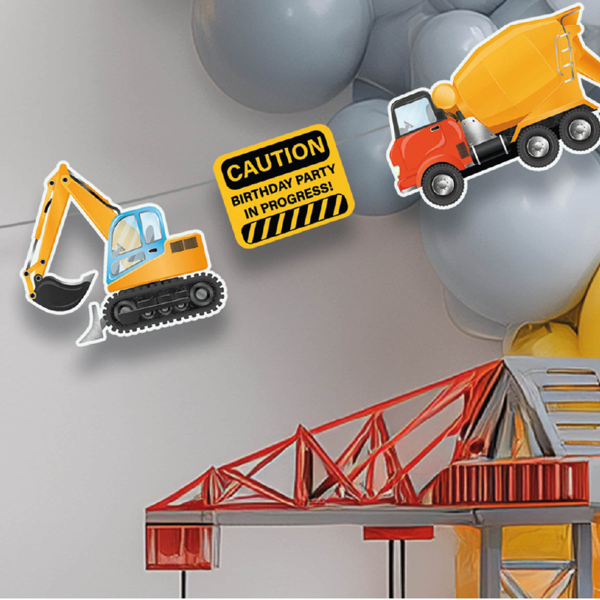 Construction Party Banner – Kids Party Decor