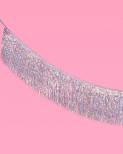 Party Iridescent Fringe Foil Banner