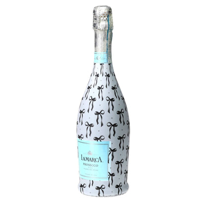 Beau Bottles Grandmillennial Black Bows - Prosecco Collection