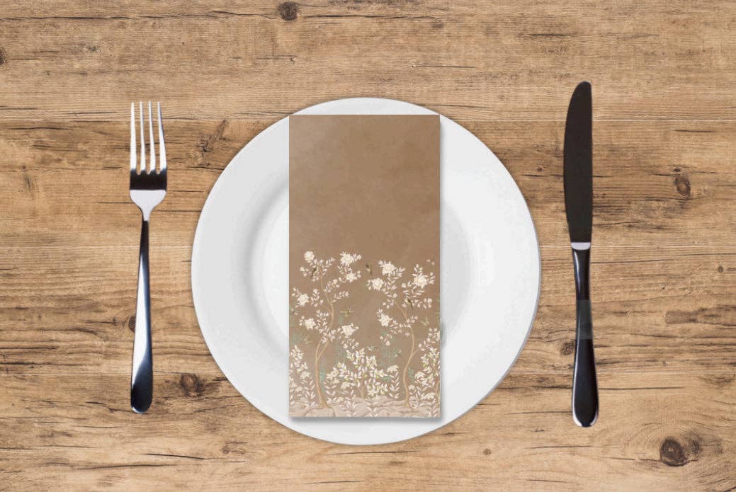 Neutral Forest - Printed Guest Towel Fall  - Thanksgiving