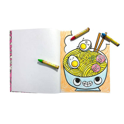 Color-in' Book: Happy Snacks (8" x 10";31 Pages)