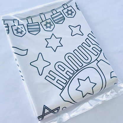 Hanukkah Coloring Tablecloth | Kids Activity