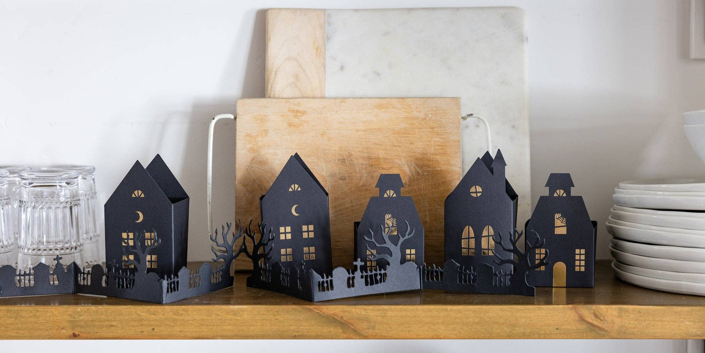 Haunted Village 3D Tabletop Decor