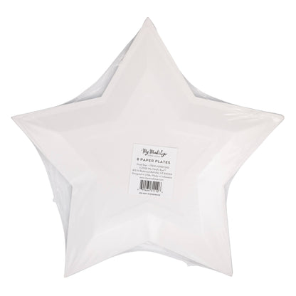 Grad Star Shaped Plates 8ct