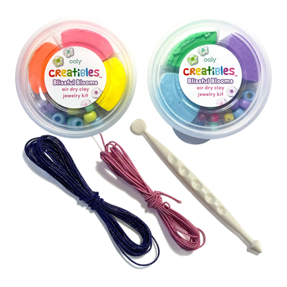 Creatibles: Air Dry Clay Jewelry Kit - Blissful Blooms (Set