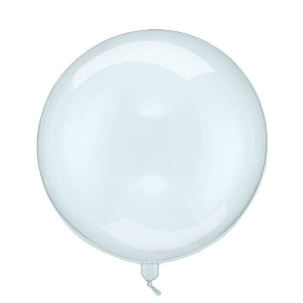 #630 Sphere Transparent Blue 16in Balloon