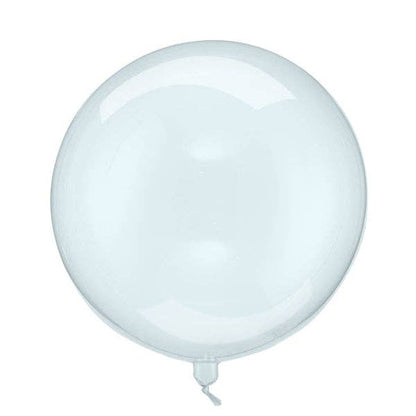 #630 Sphere Transparent Blue 16in Balloon