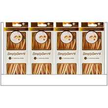 Party Pick Fancy Bamboo Toothpick Large 6" Silver Ball 30pk