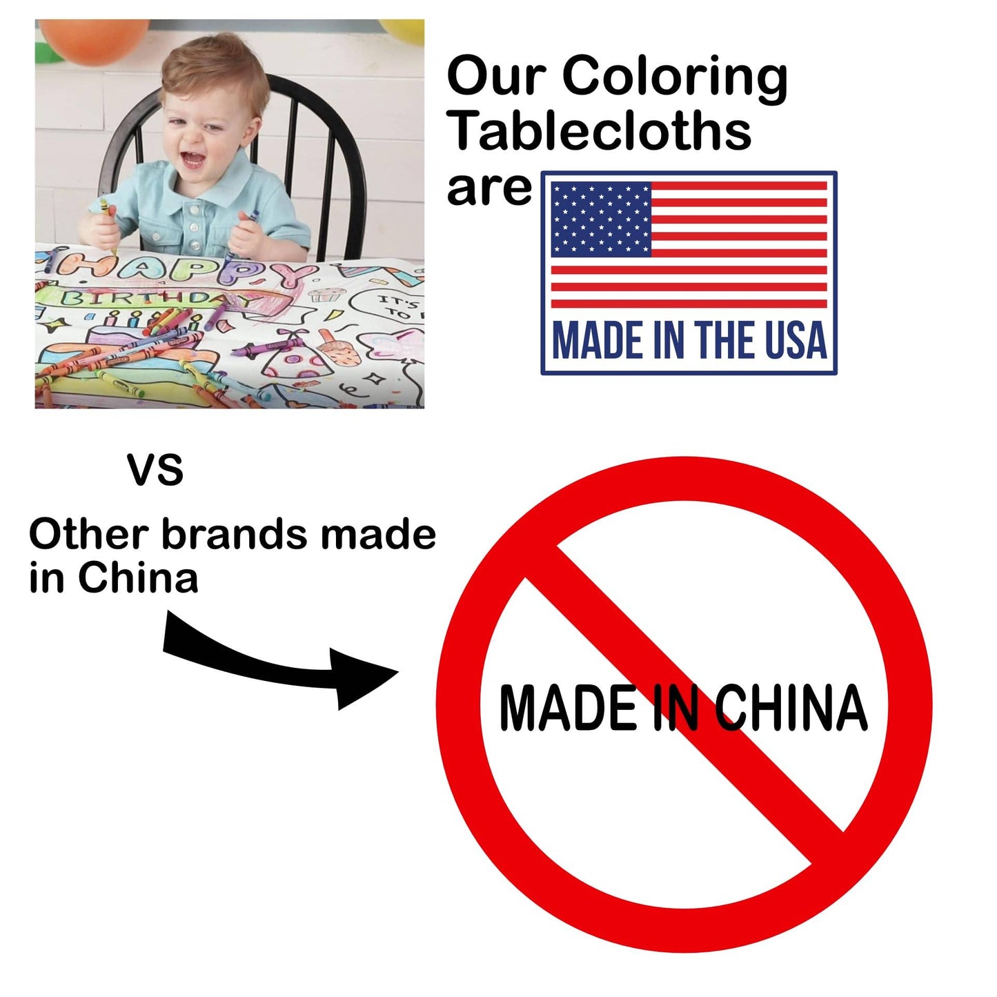 Be Kind Coloring Tablecloth