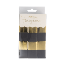 Gold Black Bunting Banner