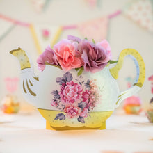 Floral Teapot Vase | Tea Party |