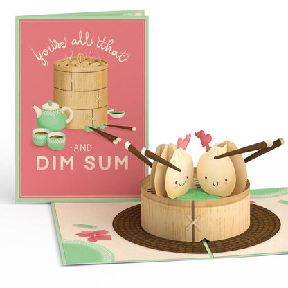 You're All That and Dim Sum 5x7" Pop-Up Card
