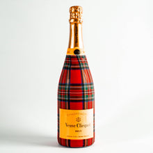 Beau Bottles Red and Green Christmas Tartan - Made for Veuve
