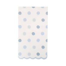 Baby Blue Polka Dot Dinner Napkins 24ct