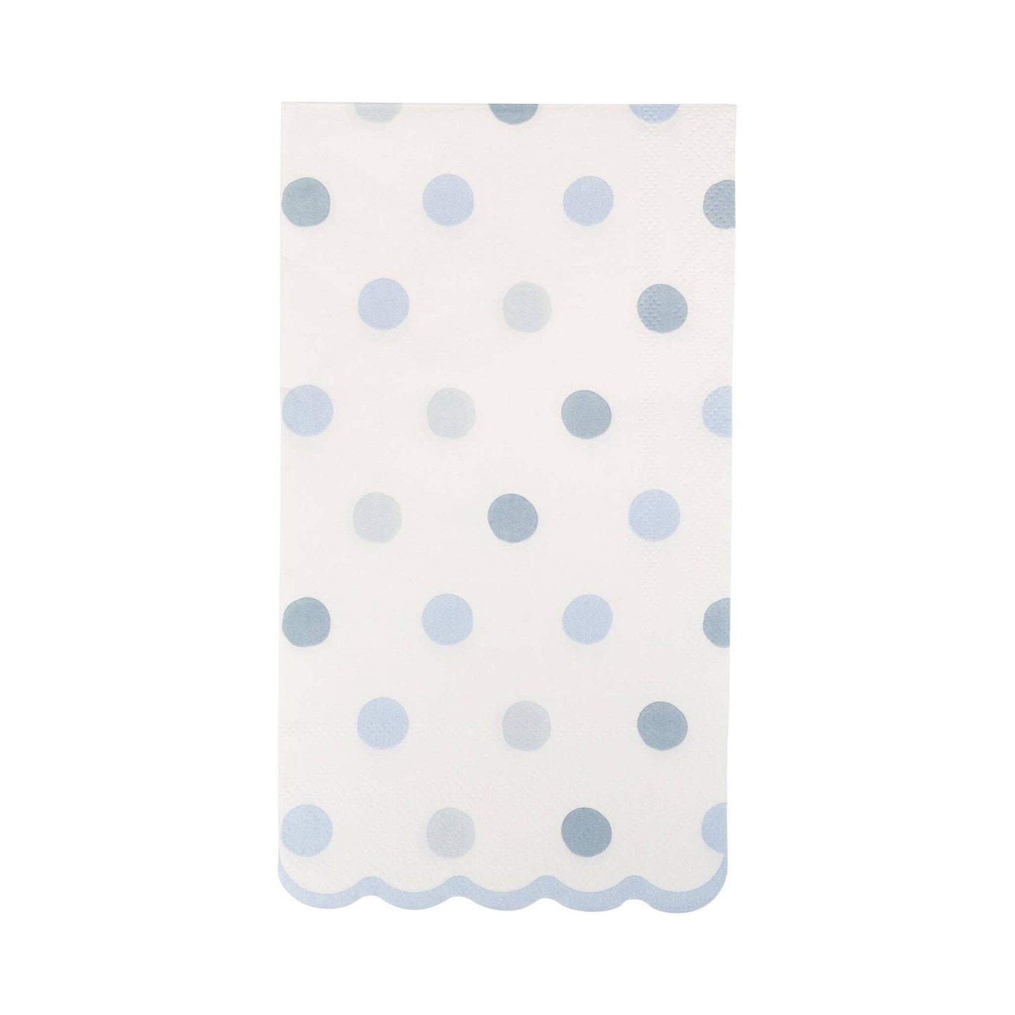 Baby Blue Polka Dot Dinner Napkins 24ct
