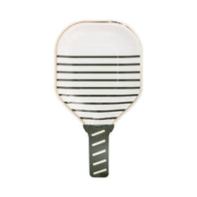 White Paddle Shaped Paper Plates 8ct