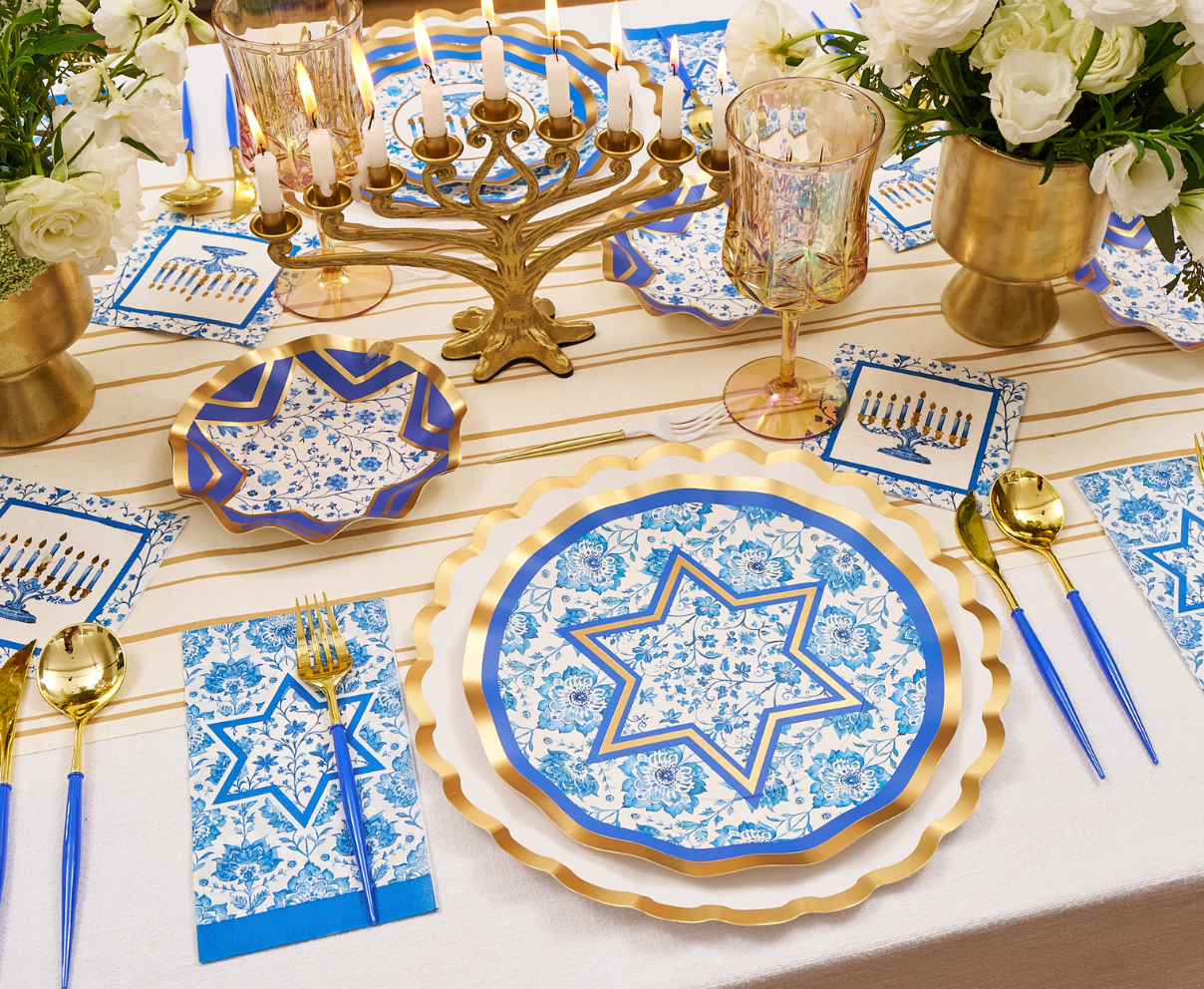 Hannukah Toile Guest Towels/20pk