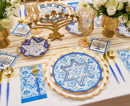 Hannukah Toile Guest Towels/20pk