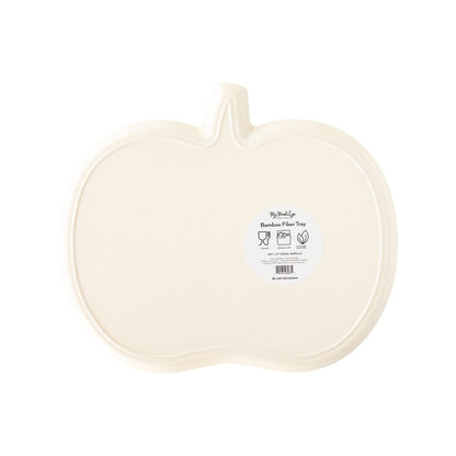 Trick or Treat Shaped Bamboo 17in Tray