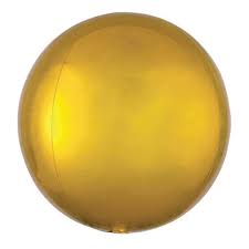 #641 Orbz Gold 16in Balloon