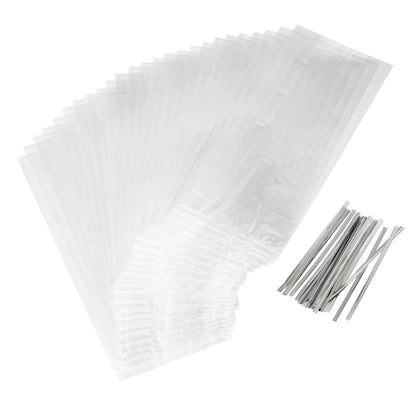 Clear Tall Treat Bags 50ct