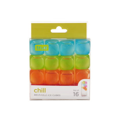 Chill Reusable Ice Cubes in Assorted Colors 16ct