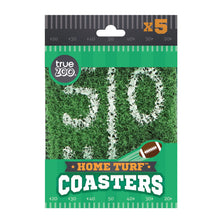 TrueZoo Home Turf Football Coasters 5ct