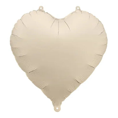 Beige Heart 18in Balloon