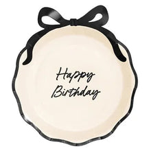Happy Birthday 9.5in Plates w/ Bow 6ct