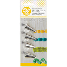 Borders Piping Tip Set 4ct
