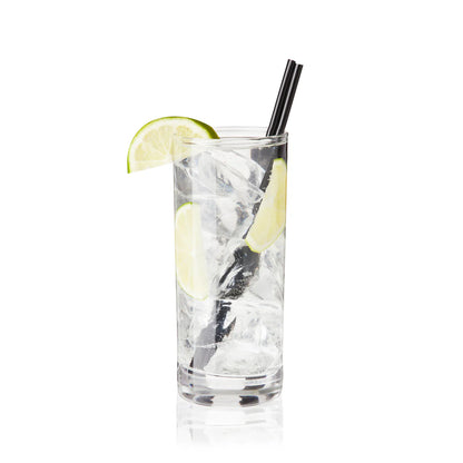 Party Cocktail Straws in Black 100ct