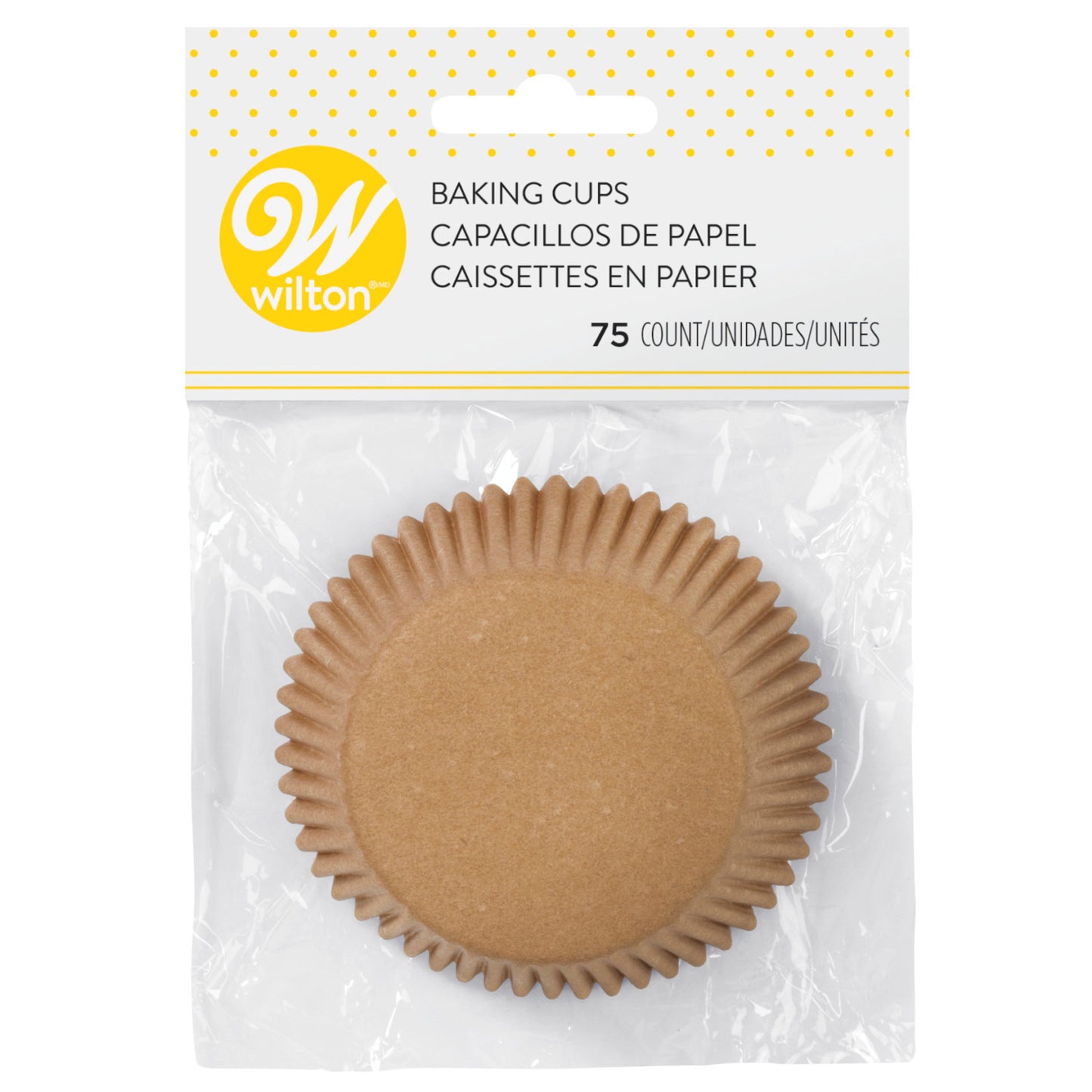 Kraft Cupcake Liners 75ct