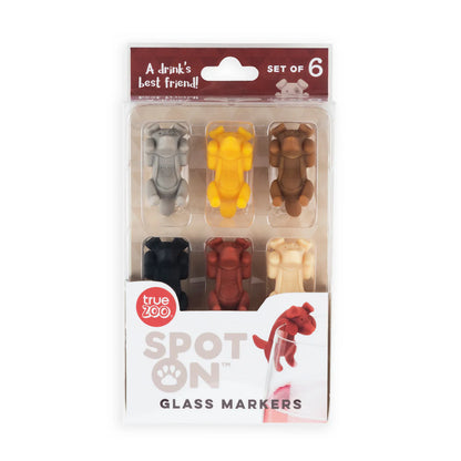 TrueZoo Spot On Dog Silicone Drink Marker 6ct